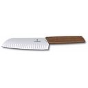 VICTORINOX Swiss Modern Santoku Knife, Walnut (6.9050.17KG)