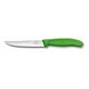 VICTORINOX Swiss Classic Gourmet Steak Knife, Wavy Edge, Light Green (6.7936.12L4)