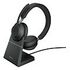 JABRA Evolve2 65 - USB-C MS Teams Stereo mit Ladestation, Schwarz (26599-999-889)