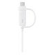 SAMSUNG USB Combo-Kabel EP-DG930 USB Typ-C & Micro-USB (EP-DG930DWEGWW)