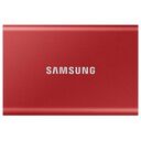 SAMSUNG Portable SSD T7, 1.0TB, Metallic Red (MU-PC1T0R/WW)