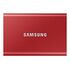 SAMSUNG Portable SSD T7, 1.0TB, Metallic Red (MU-PC1T0R/WW)