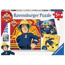 Feuerwehrmann Sam, Bei Gefahr Sam rufen - 3x 49 Teile (Ravensburger)