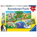 Tiere im Zoo - 2x 12 Teile (Ravensburger)
