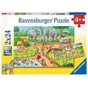 Ein Tag im Zoo - 2x 24 pieces (Ravensburger)