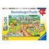 Ein Tag im Zoo - 2x 24 pieces (Ravensburger)