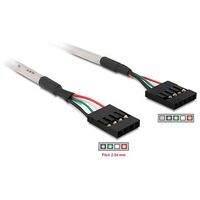 DELOCK Kabel USB Pinheader 4pin/5pin Buchse-Buchse (82439)
