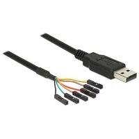 DELOCK USB 2.0 to Serial TTL Converter with 6 pin header female separately 1.8m (5V) (83786)