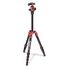 MANFROTTO Kleines Element Traveller Alu Stativ, Rot (MKELES5RD-BH)