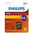 PHILIPS Ultra Speed Micro SDXC Card, Class 10, UHS-I U1, V10, 64GB (FM64MP45B/00)