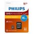 PHILIPS Ultra Speed Micro SDHC Card, Class 10, UHS-I U1, V10, 16GB (FM16MP45B/00)