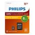 PHILIPS Ultra Speed Micro SDHC Card, Class 10, UHS-I U1, V10, 8.0GB (FM08MP45B/00)