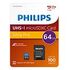 PHILIPS Ultra Pro Micro SDXC Card, Class 10, UHS-I U3, V30, 64GB (FM64MP65B/00)