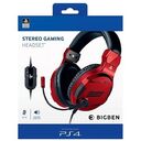 BIGBEN Stereo Gaming Headset V3, Red, PS4 (BB381429)