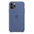 APPLE iPhone 11 Pro Silikon Case, Leinenblau [Mid 2020] (MY172ZM/A)