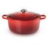 LE CREUSET Signature - Runder Bräter aus Gusseisen, Kirschrot, 24cm/4.2L (21177240602430)