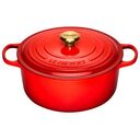 LE CREUSET Signature - Runder Bräter aus Gusseisen, Kirschrot, 18cm/1.8L (21177180602430)