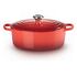 LE CREUSET Signature - Ovaler Bräter aus Gusseisen, Kirschrot, 35cm/8.9L (21178350602430)