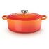 LE CREUSET Signature - Ovaler Bräter aus Gusseisen, Ofenrot, 27cm/4.1L (21178270902430)