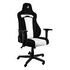 NITRO CONCEPTS E250 Gaming Chair, Black / White (NC-E250-BW)