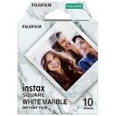 FUJIFILM Instax Square White Marble Instant Film, 10 Blatt (1012744)