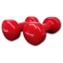TUNTURI Vinyl Dumbbell 2 x 3 kg, Red