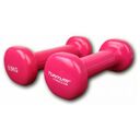 TUNTURI Vinyl Dumbbell 2 x 0.5 kg, Pink