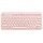 LOGITECH K380 Multi-Device Bluetooth Keyboard, Rose, German layout (920-009583)