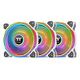 THERMALTAKE Riing Quad 14 RGB TT Premium Edition, Pack of 3, White (CL-F101-PL14SW-A)