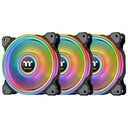 THERMALTAKE Riing Quad 12 RGB TT Premium Edition, Pack of 3, Black (CL-F088-PL12SW-A)