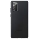 SAMSUNG Leather Cover, Galaxy Note20, Schwarz (EF-VN980LBEGEU)