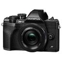 OLYMPUS OM-D E-M10 Mark IV Kit, 14-42 mm, Schwarz (V207132BE000)