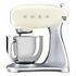 SMEG 50's Retro Style Stand Mixer, Creme (SMF02CREU)