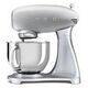 SMEG 50's Retro Style Küchenmaschine, Silber (SMF02SVEU)