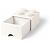 LEGO Desk Drawer 4, 25x25cm, White