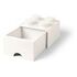 LEGO Desk Drawer 4, 25x25cm, White