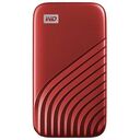 WESTERN DIGITAL My Passport SSD (2020), USB-C 3.2, 2.0TB, Red (WDBAGF0020BRD-WESN)