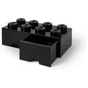 LEGO Desk Drawer 8, 50x25cm, Black