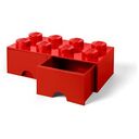 LEGO Desk Drawer 8, 50x25cm, Red
