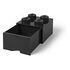 LEGO Desk Drawer 4, 25x25cm, Black