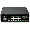 DIGITUS industrie 8-Port gigabit PoE+ switch with 2 x SFP-Uplink (DN-651110)