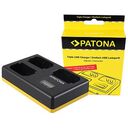 PATONA USB Triple Charger for Sony NP-FZ100 A7 (1922)