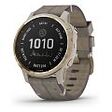 GARMIN fenix 6S Pro Solar, Light Gold / Shale Grey (010-02409-26)
