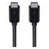 BELKIN Thunderbolt 3 Cable, Black, 0.8m (F2CD084bt0.8MBK)