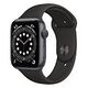 APPLE Watch Series 6 GPS, 44mm Aluminium Case, Space Gray with Sport Band, Black (M00H3FD/A)