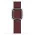 APPLE Modernes Lederarmband 40mm, Granat, Large [Late 2020] (MY652ZM/A)