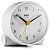 BRAUN Klassischer Analog-Wecker BC01W, Weiss