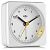 BRAUN Klassischer Analog-Wecker BC03W, Weiss