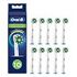 ORAL-B Cross Action CleanMaximiser Ersatzbürstenkopf, Weiss (10er Pack)