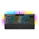 CORSAIR K100 RGB Mechanical Gaming Keyboard, Corsair OPX, Black, Swiss layout (CH-912A01A-CH)